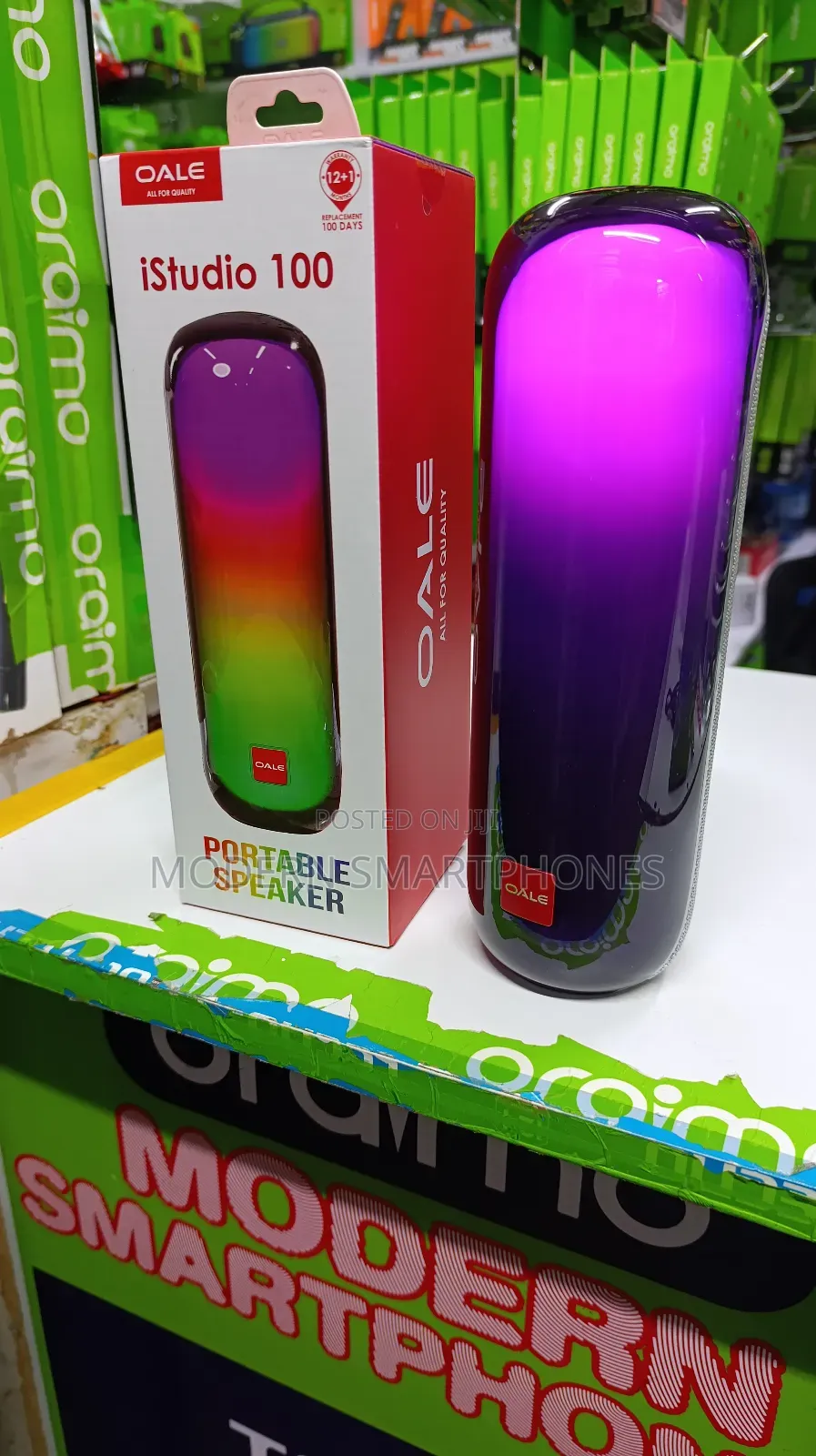 Oale Istudio 100 Bluetooth Speaker RGB Colorful Lighting