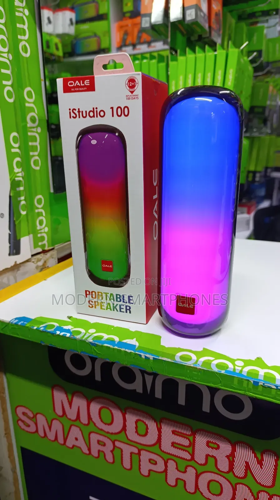 Oale Istudio 100 Bluetooth Speaker RGB Colorful Lighting
