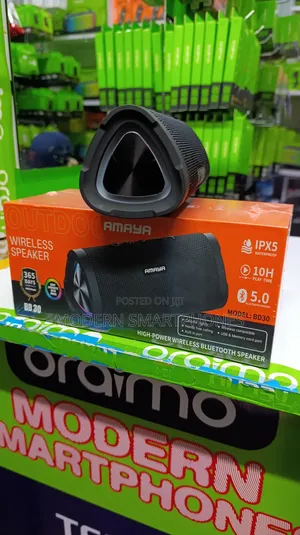 Amaya BD30 Wireless Bluetooth Speaker IPX5 Waterproof. TWS