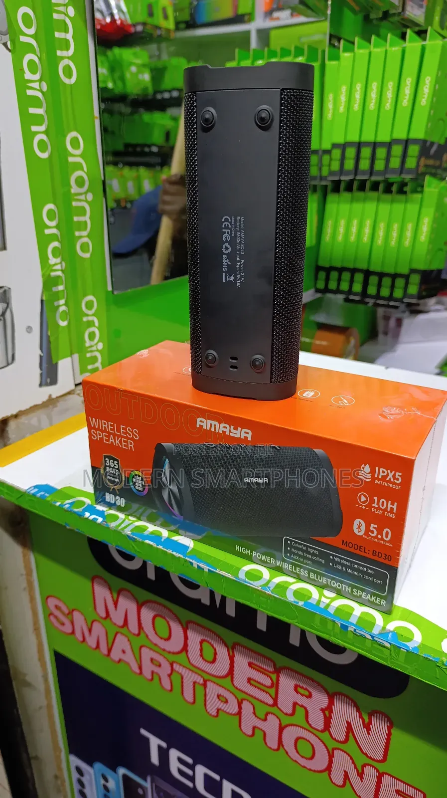 Amaya BD30 Wireless Bluetooth Speaker IPX5 Waterproof. TWS