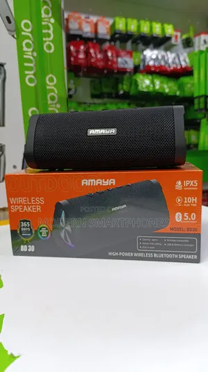 Amaya BD30 Wireless Bluetooth Speaker IPX5 Waterproof. TWS