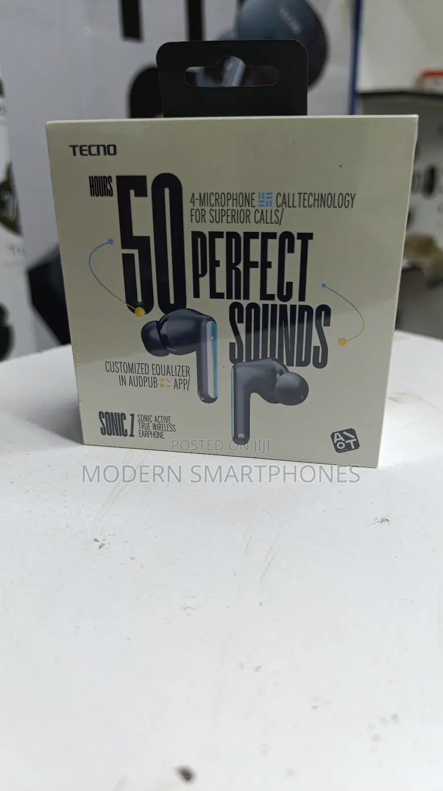 Tecno Sonic 1 Wireless Earbuds ENC Bluetooth Earphones