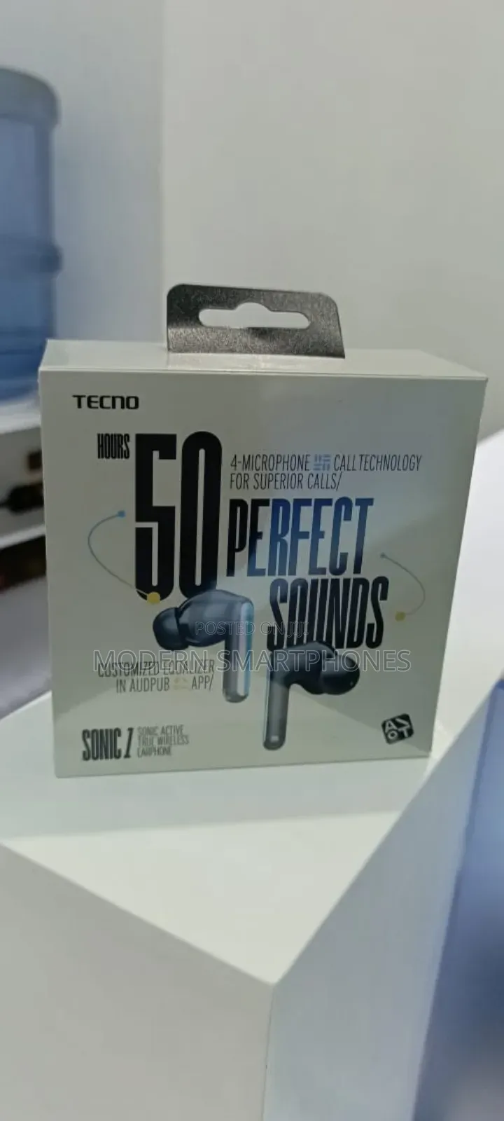Tecno Sonic 1 Wireless Earbuds ENC Bluetooth Earphones