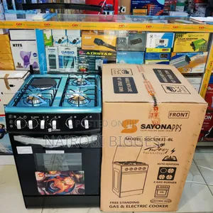 Sayona Standing Cooker 3g+1e. Electric Oven 50cm*50cm.