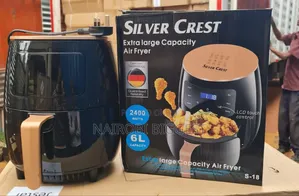 Black Silvercrest 6litres Energy Saver Air Fryer