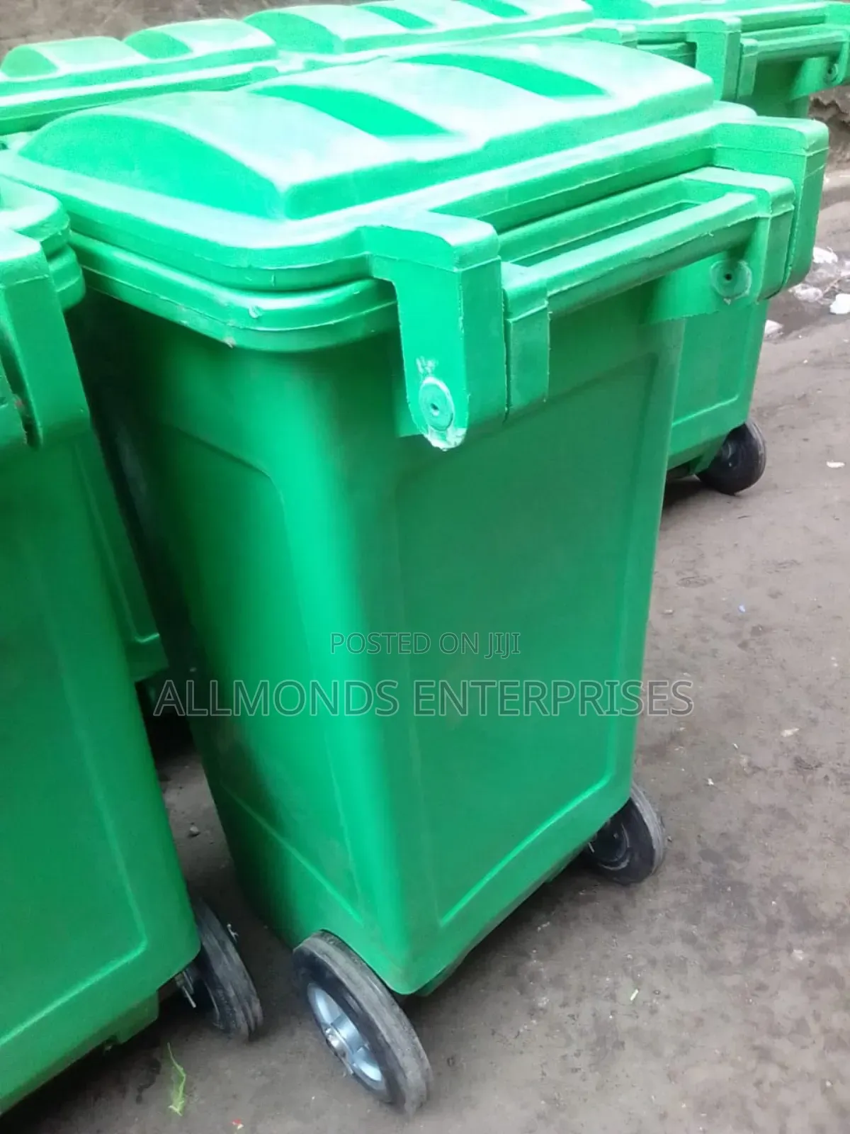 Garbage Bin 120 Litres With Wheels