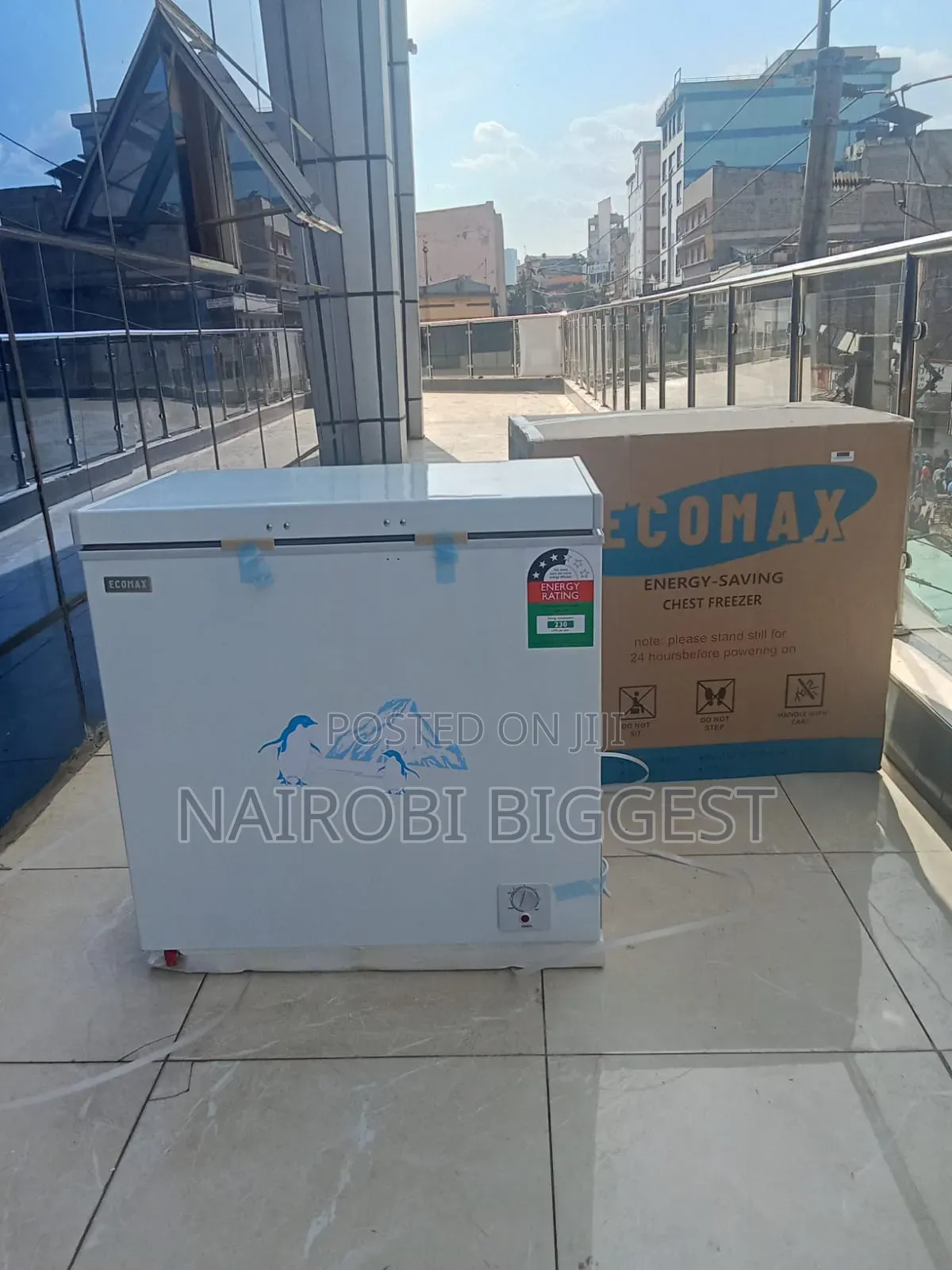 Ecomax 169 Litres White Deep Freezer