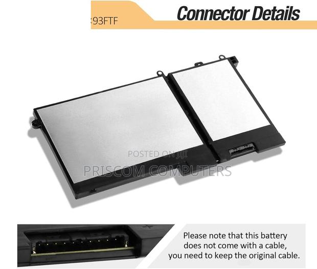 Dell 93ftf Battery for Latitude E5280 E5480 E5580 E5490 E559 - thumbnail 2