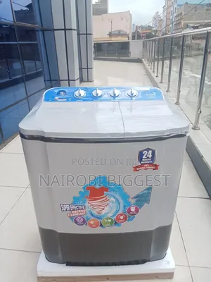 Nunix White 10kgs Wash And Spin Washing Machine