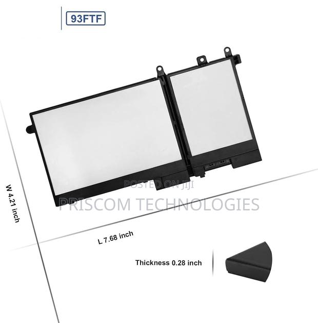 Dell 93ftf Laptop Battery for E5280 E5480 E5580 E5490 E5590 - thumbnail 2