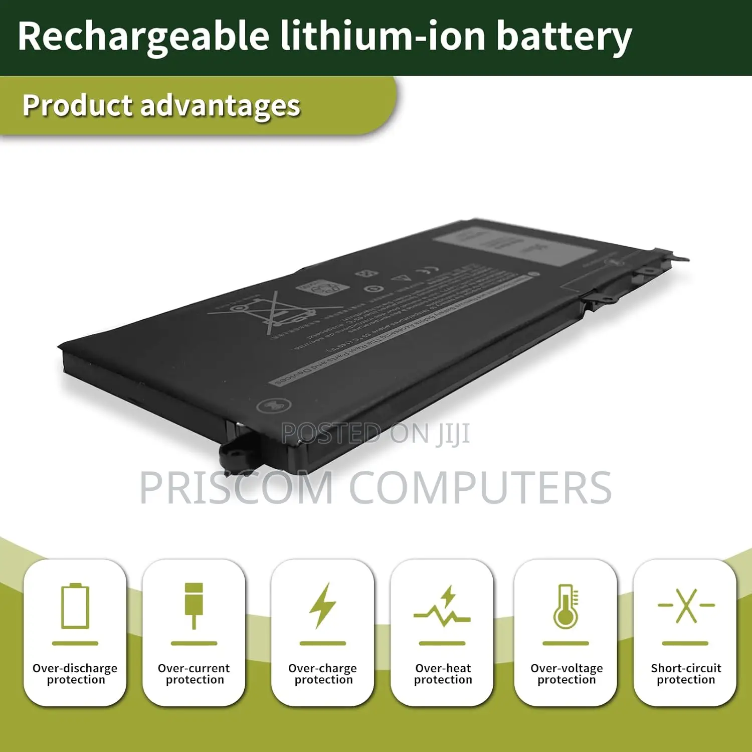 93FTF Laptop Battery Dell Precision 15 3520 D4CMT 4YFVG 83XP