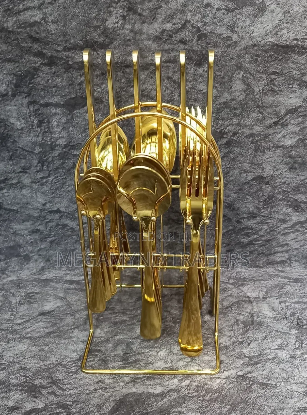 Cutlery Set/24pc Golden Cutlery Set