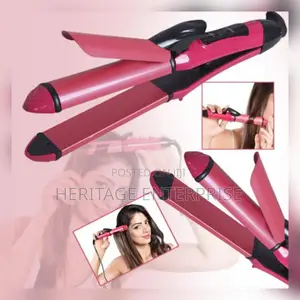 Flat Iron and Tong 2 in 1,