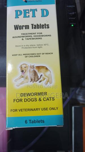 Pet D Worm Tablets for Cats and Dogs - 6 Tablets - thumbnail 2