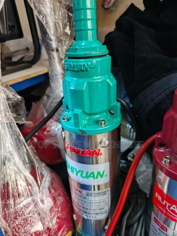 Shiyuan 60m Head 400watts Solar Submersible Pump - main view