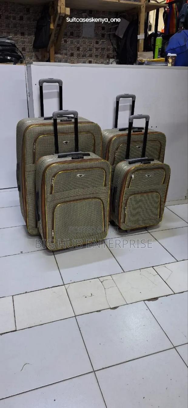 Fashion 4 IN 1 UNBREAKBLE LAXURIOUS Fabric SUITCASE