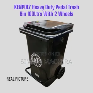 Heavy Duty Pedal Bin With Wheels 100L