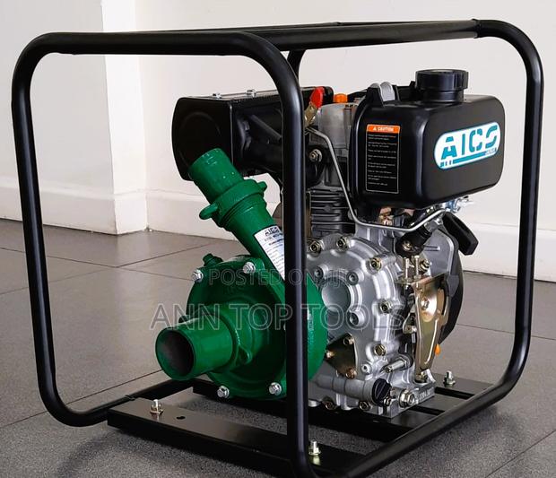 ADP65-55 Aico Japan Diesel Water Pump 2 Inches Green Cast Pu