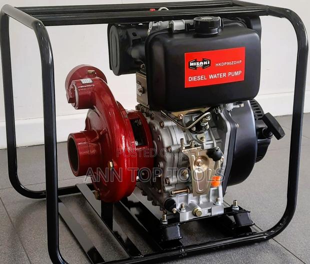 HKDP90ZDHP Hisaki Japan Diesel Water Pump 3 Inches Red Cast