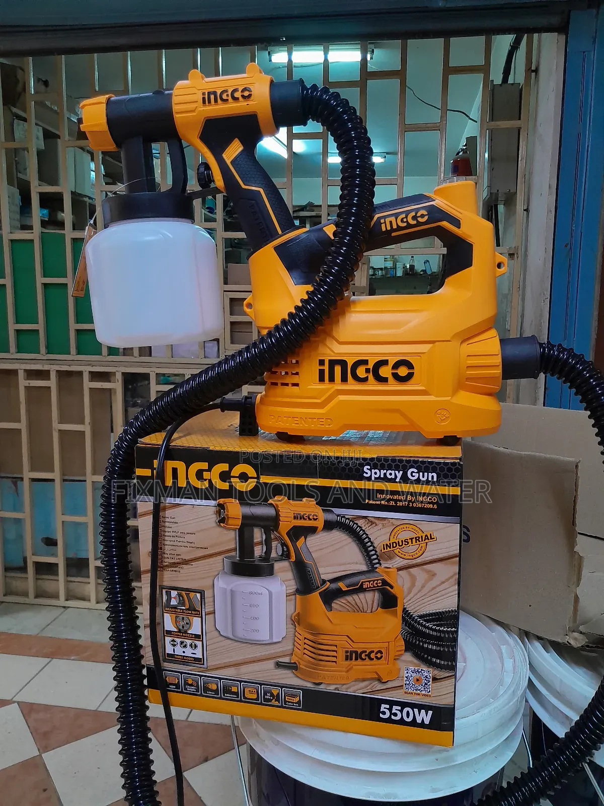 Professional Ingco Spray Gun 550 Watts