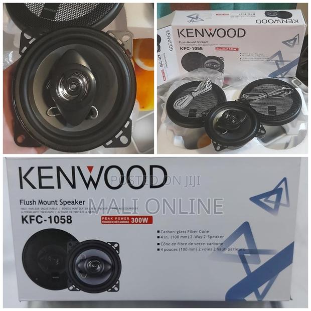 Kenwood 4 Inches Coaxial Car Speakers 300W 2-Way