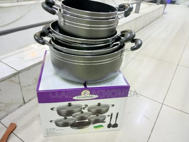 TC Heavy Duty 14 Pieces Nonstick Cookware Sufurias Set