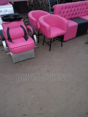 Pink/ Black Shampoo Sink