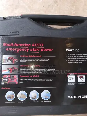 Jump Starter.High Capacity Auto Emergency Start Power