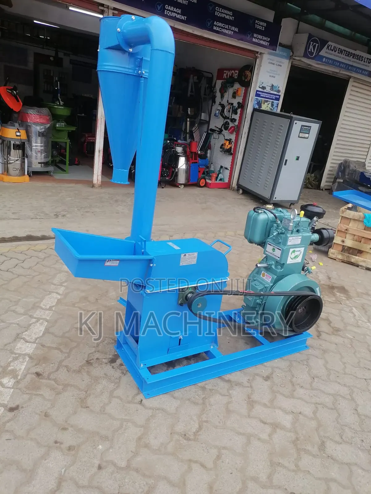 Diesel Powered Poshomill 10hp Engine.