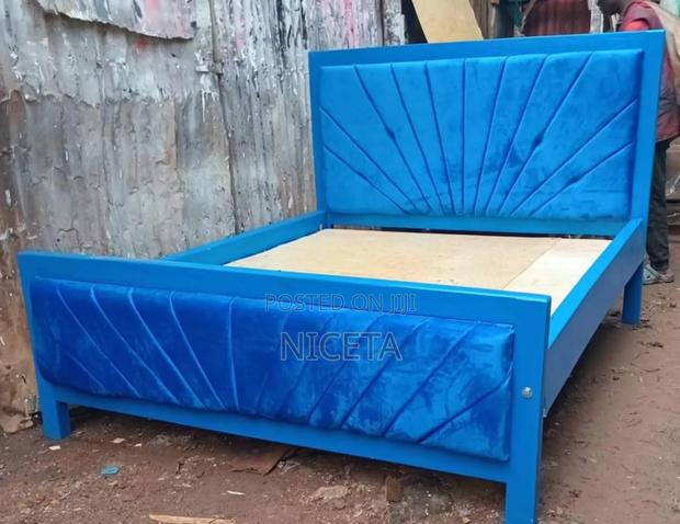 Blue Mocket Bed 5by6 - main view