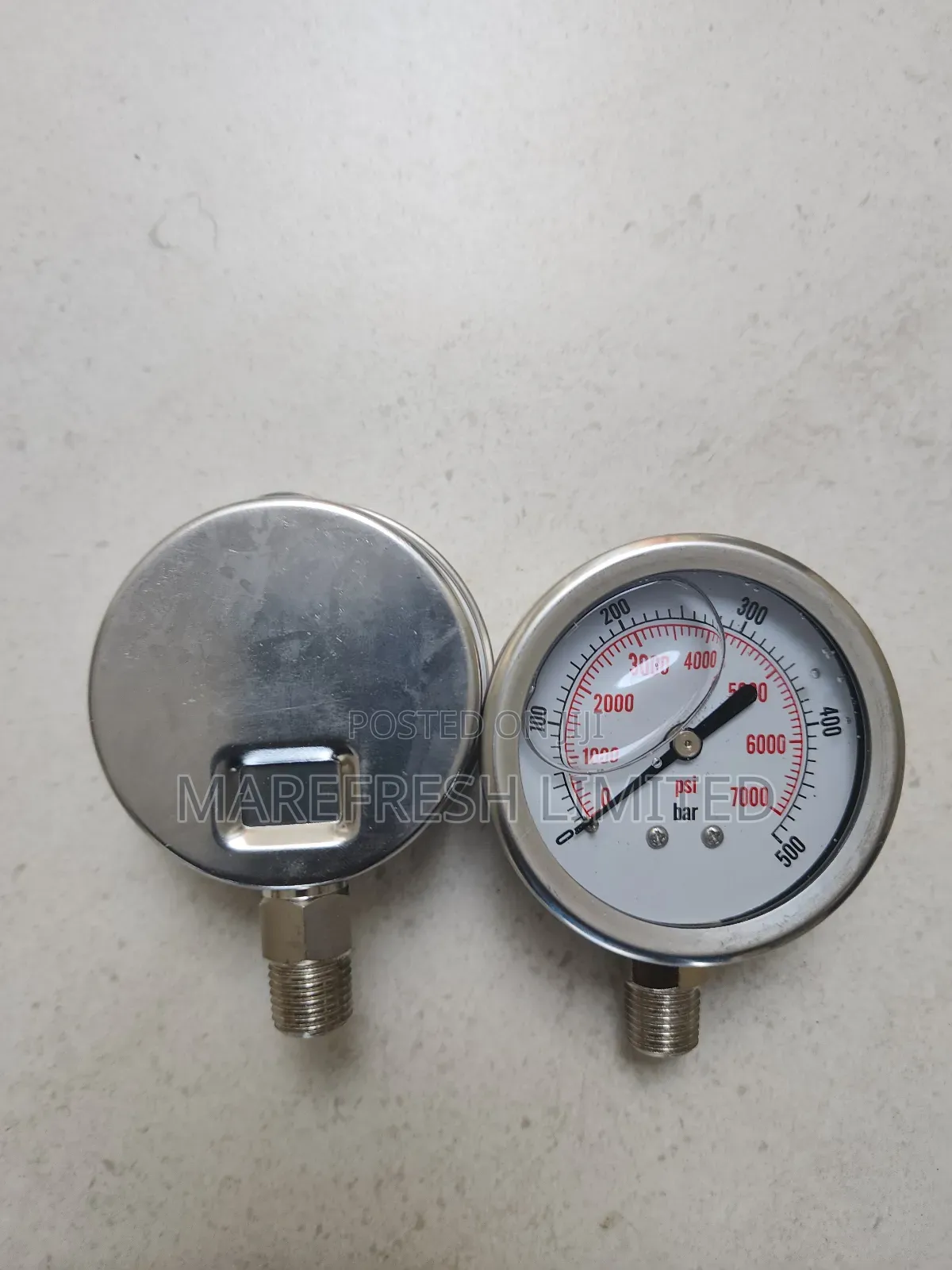 Pressure Gauge 300bar -500bar