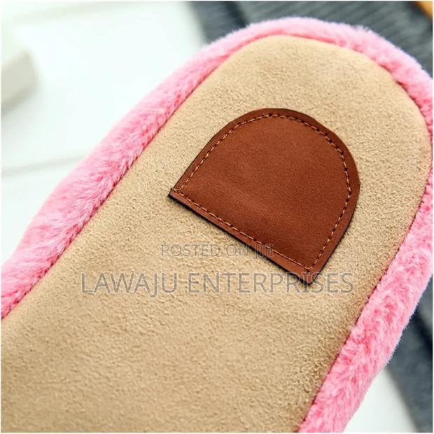 Pink Fur Indoor Shoes - thumbnail 3