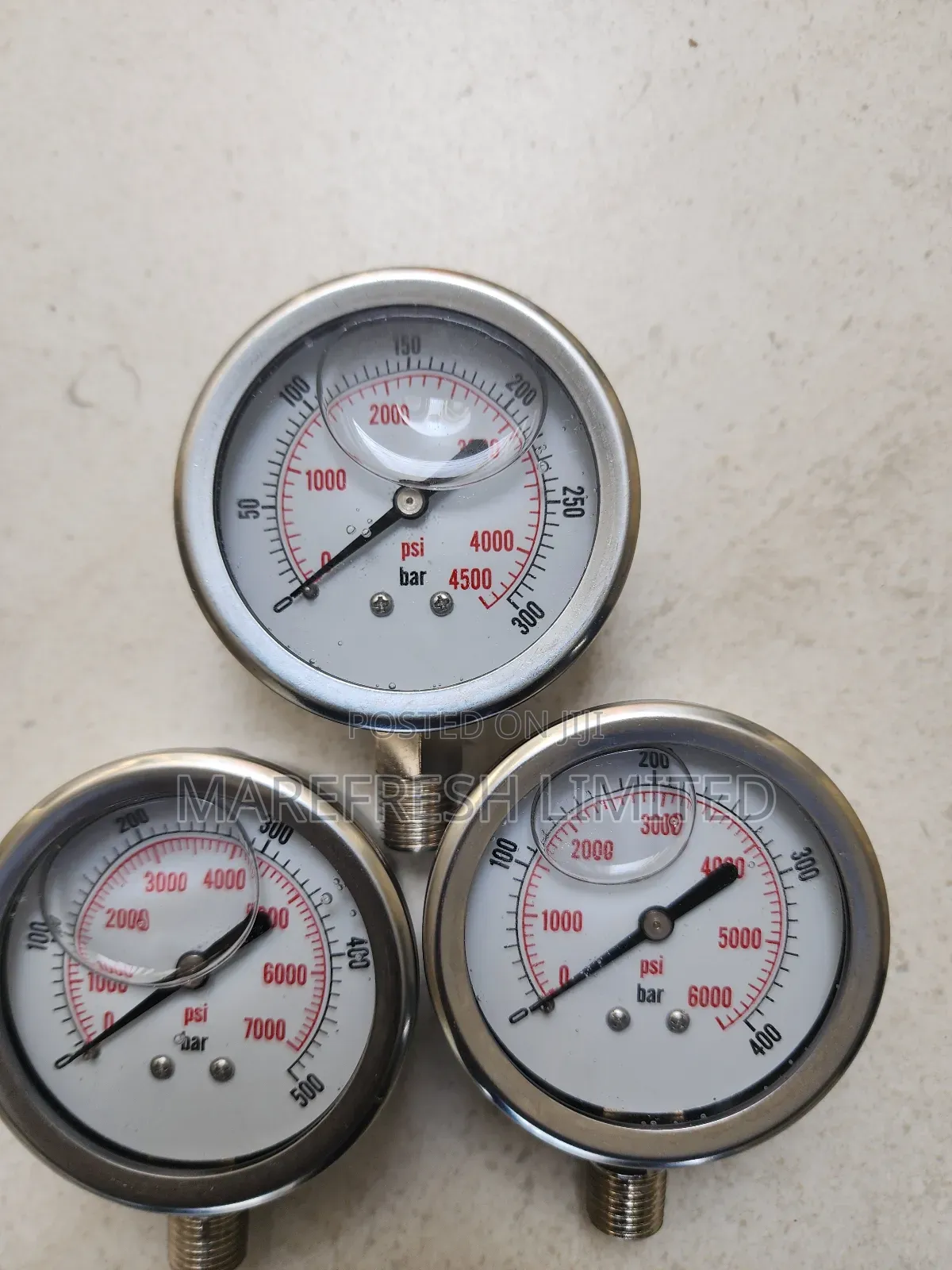 Pressure Gauge 300bar -500bar