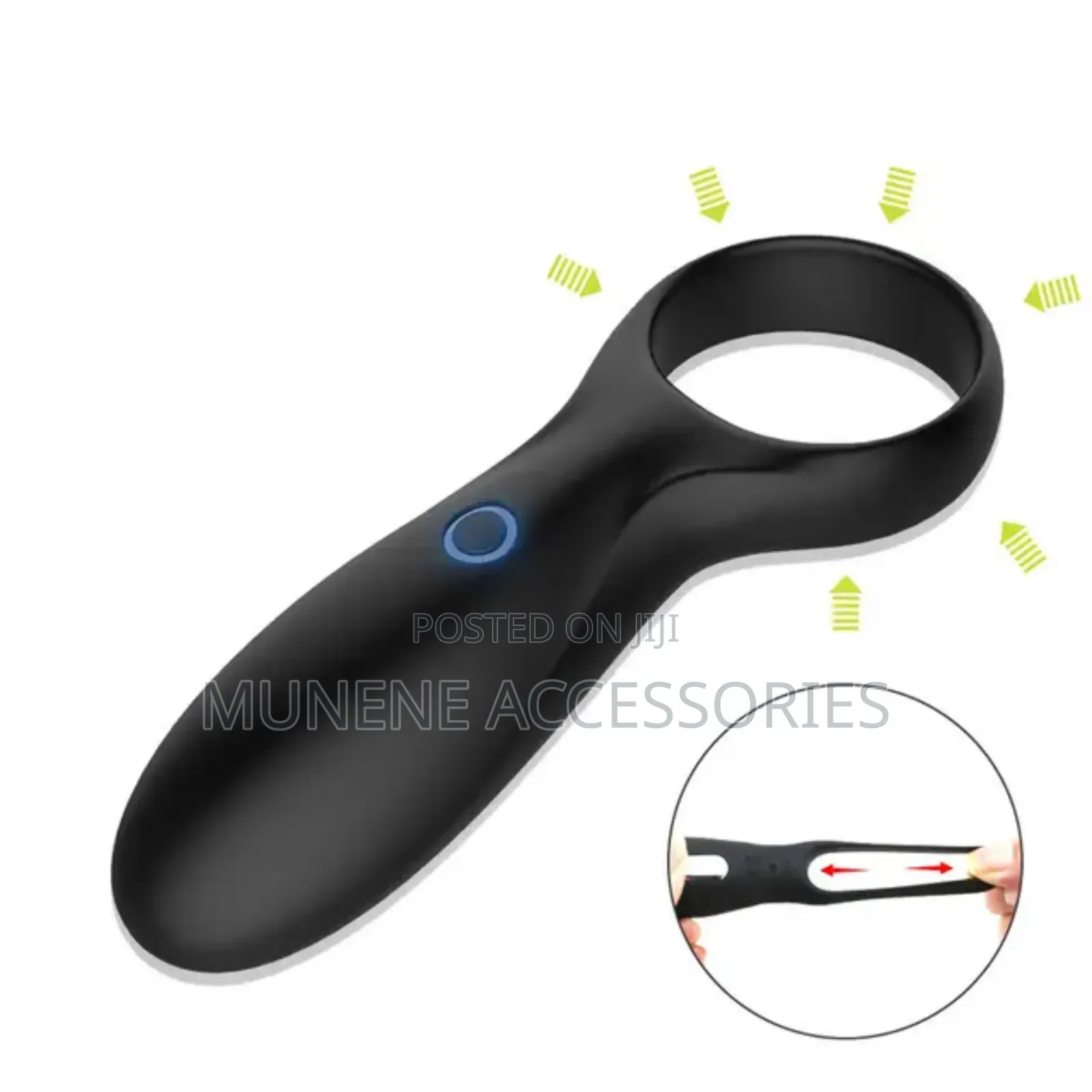 Rechargeable Cock Delay Ring Sex Toy for Men