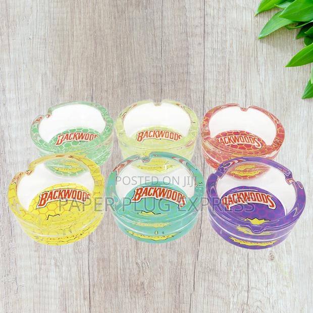 Backwoods 66mm Round Glass Ashtrays - thumbnail 2