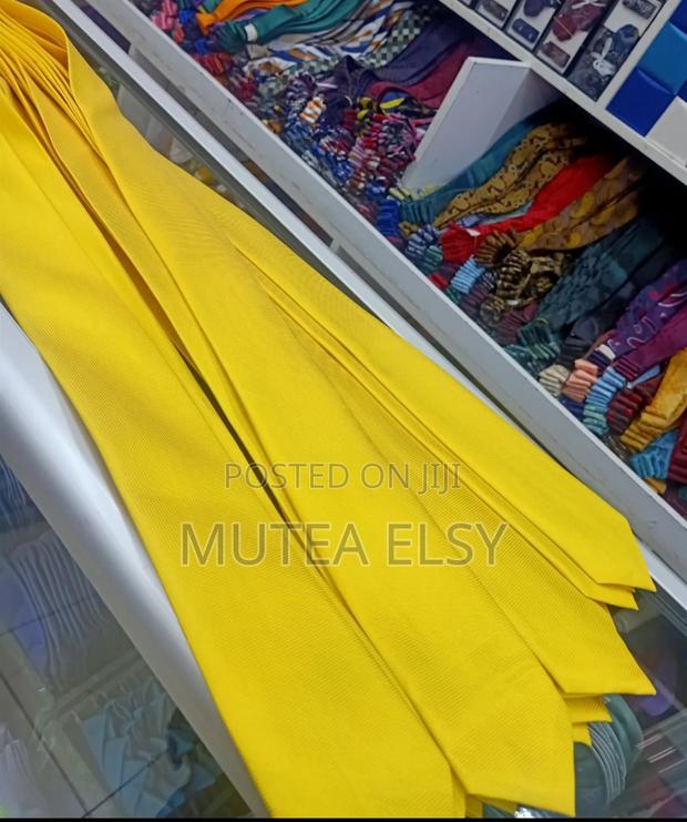 Executive Yellow Single Ties - main view