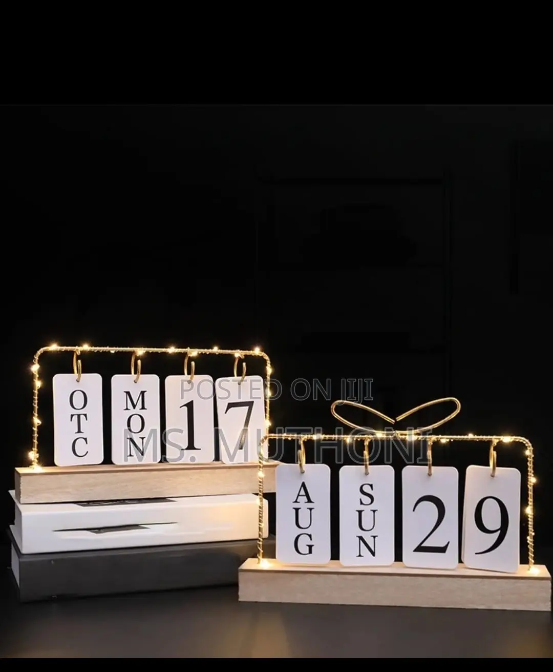Desktop Flip LED Calendar Available