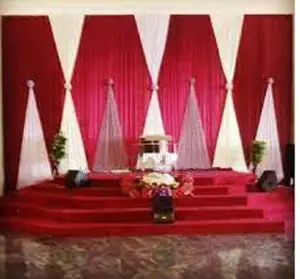 Red Church Curtains