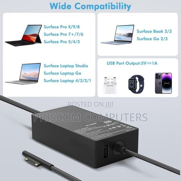 Adapter Power Charger for Microsoft Surface Pro 3 4 5 6 - thumbnail 2