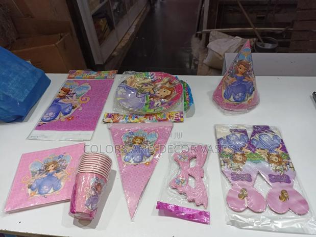 Sofia the First Party Items - main view