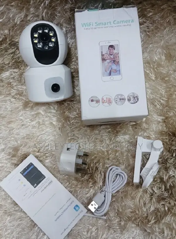 \4MP Icsee Baby Monitor Dual Lens Wifi Smart Camera 4mp