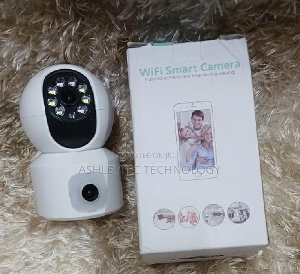 Dual Lens 4MP Wifi IP Camera HD Baby Nanny Monitor CCTV 360°