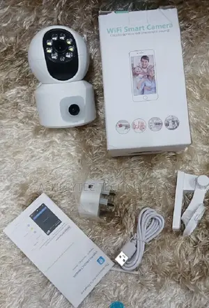 Dual Lens ICSEE 4MP Wifi Nanny Camera PTZ Baby Monitor