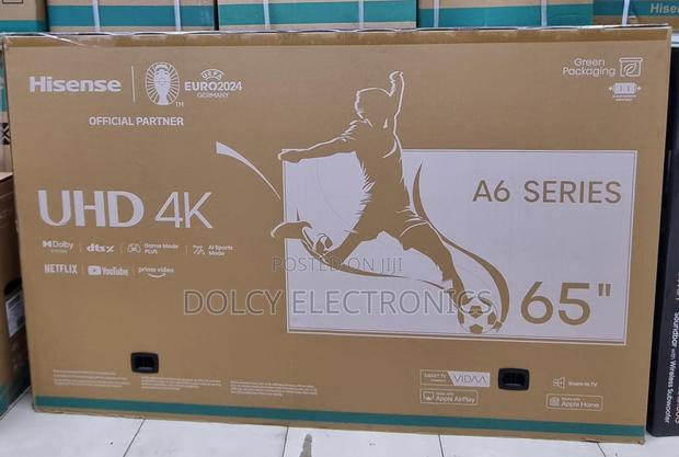 Hisense 65" A6 Series Led Uhd Smart Tv - main view