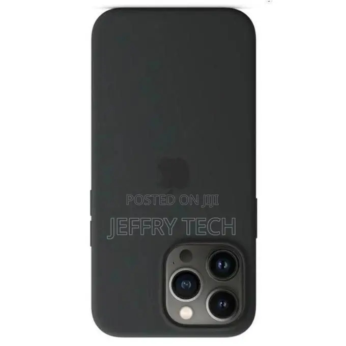 Silicone Protective Case for iPhone 13 Pro Max - BLACK