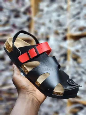 Cork Closed Leather Sandals