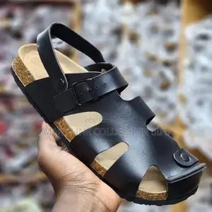 Cork Closed Leather Sandals
