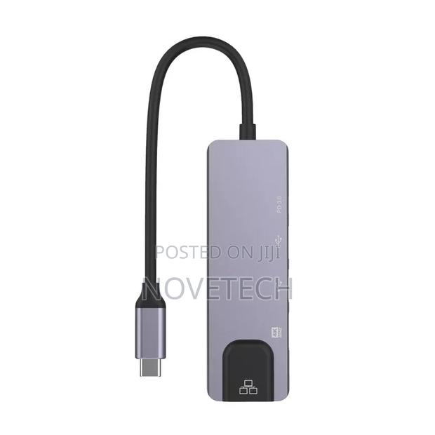 Multi-Function Type-C Hub HDMI USB3.0 LAN Ethernet Dock - thumbnail 3