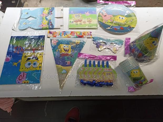 Sponge Bob Party Items - main view