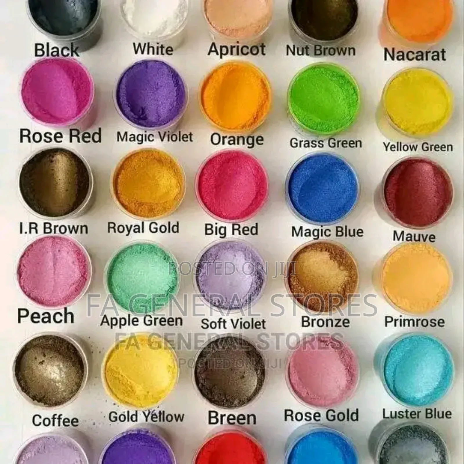 Water Soluble, Oil Soluble, Mica, Liquid Pigments